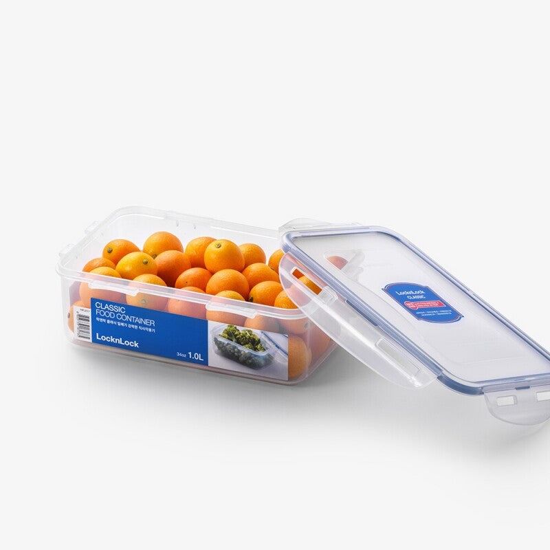 LocknLock Classic Food Container (HPL817 Rectangle - 1.0L / 34oz)