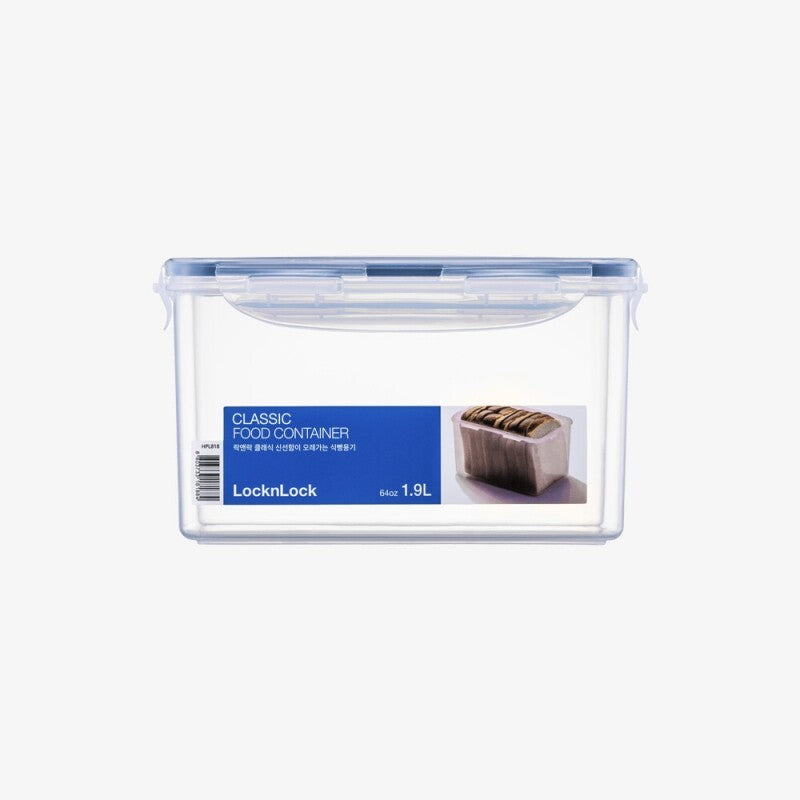 LocknLock Classic Food Container (HPL818 Rectangle - 1.9L / 64oz)