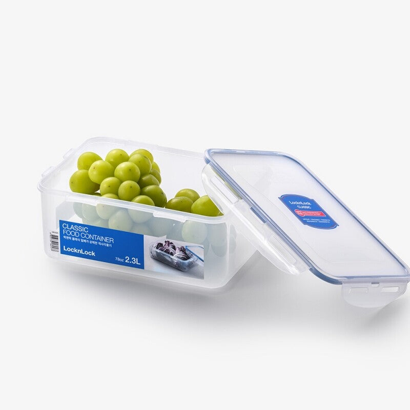 LocknLock Classic Food Container (HPL825 Rectangle - 2.3L / 78oz)