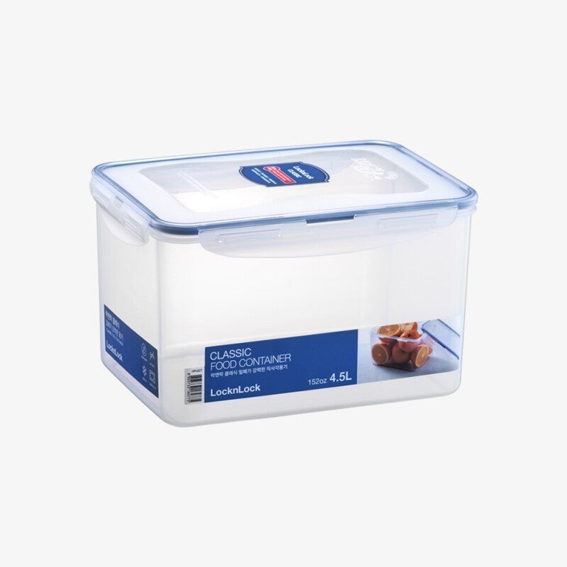 LocknLock Classic Food Container (HPL827 Rectangle - 4.5L / 152oz)