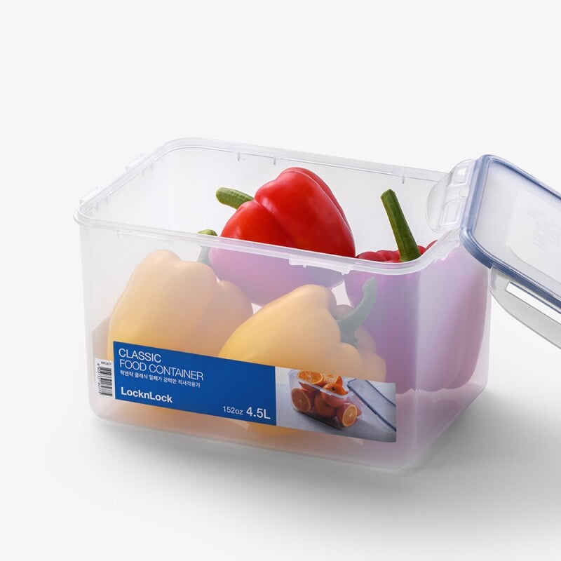 LocknLock Classic Food Container (HPL827 Rectangle - 4.5L / 152oz)
