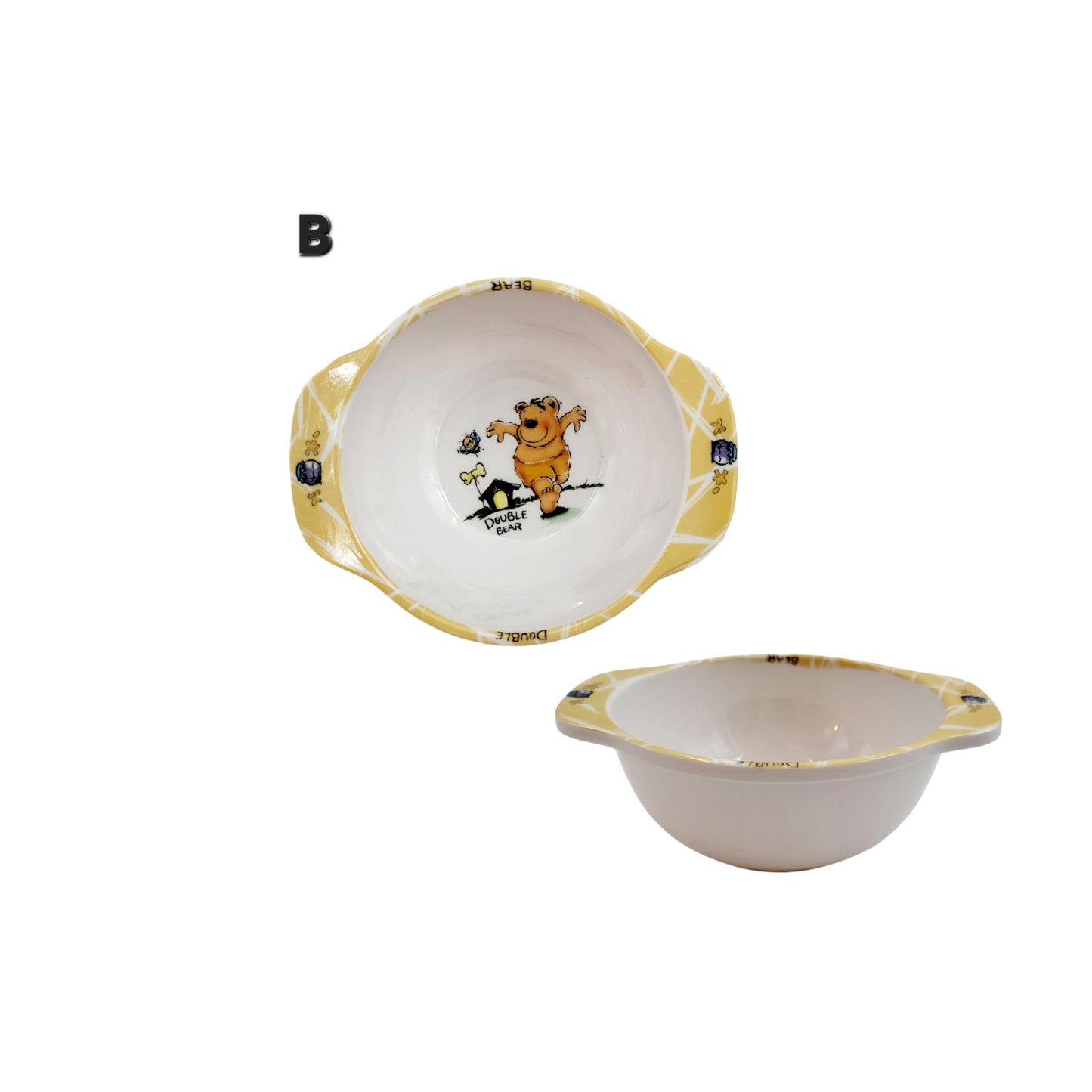 "Double Bear" Kids Bowl (Melamine)
