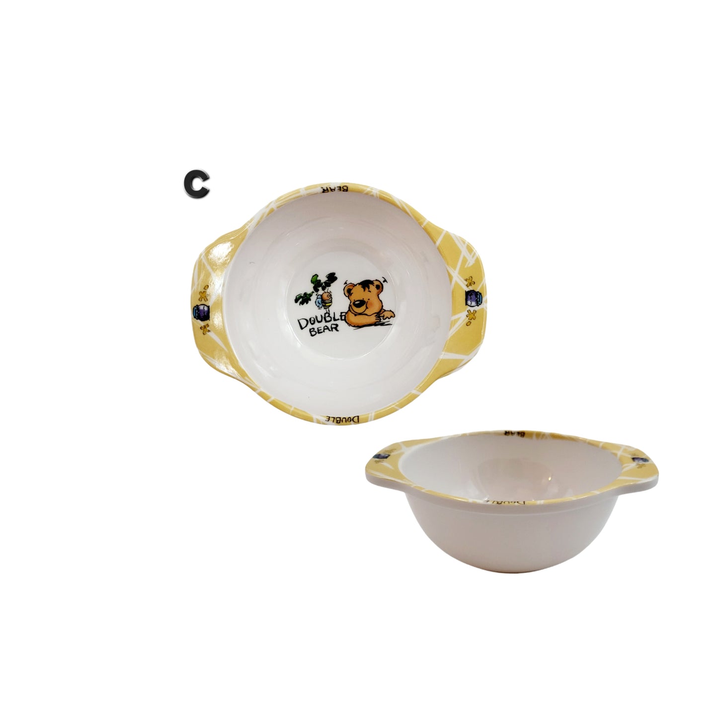 "Double Bear" Kids Bowl (Melamine)