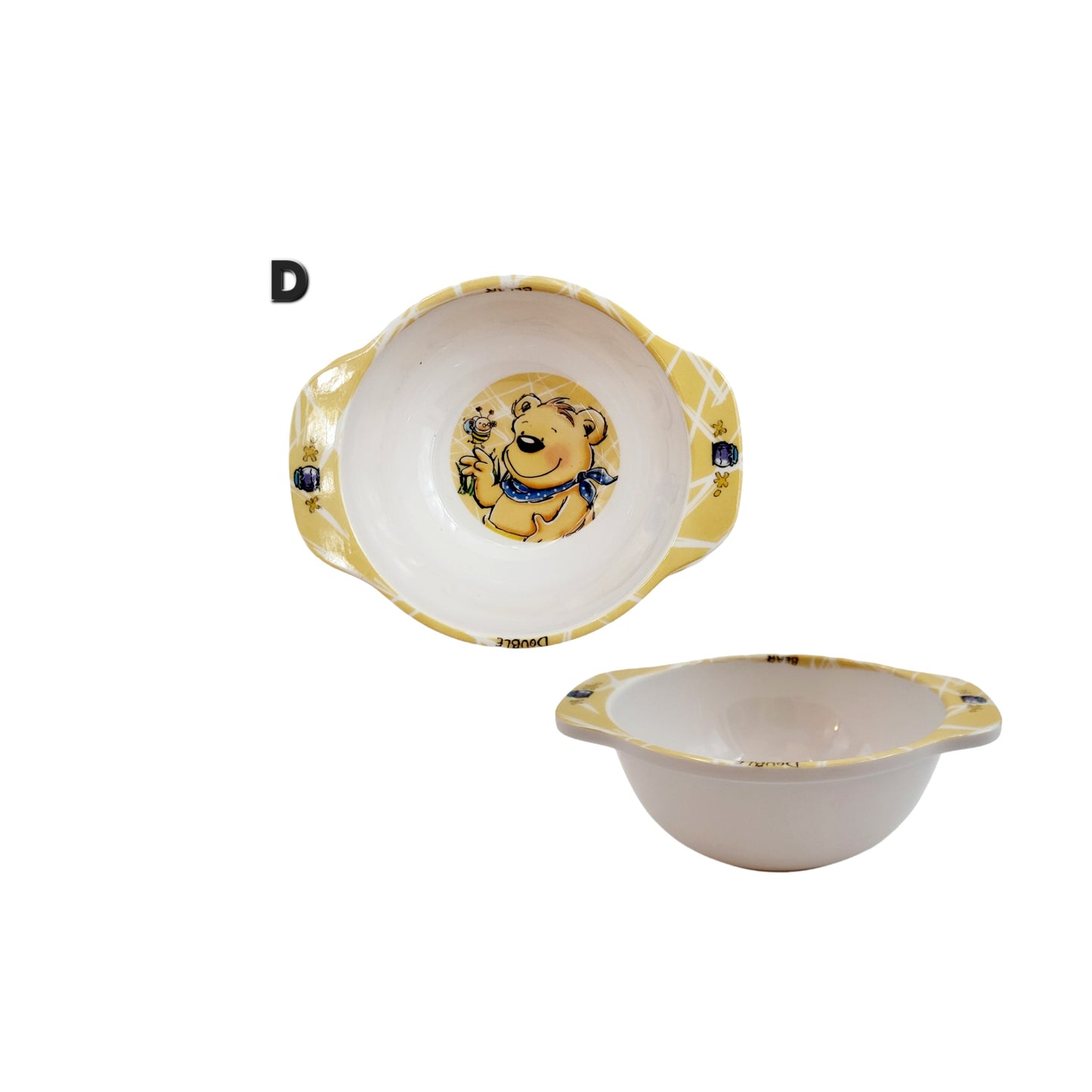 "Double Bear" Kids Bowl (Melamine)