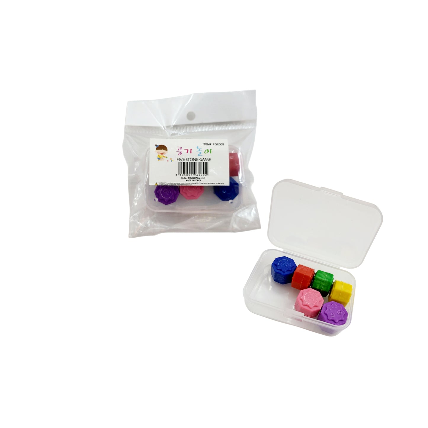 Gonggi (Korean Five Stone Game from Squid Game - Korean Jacks)