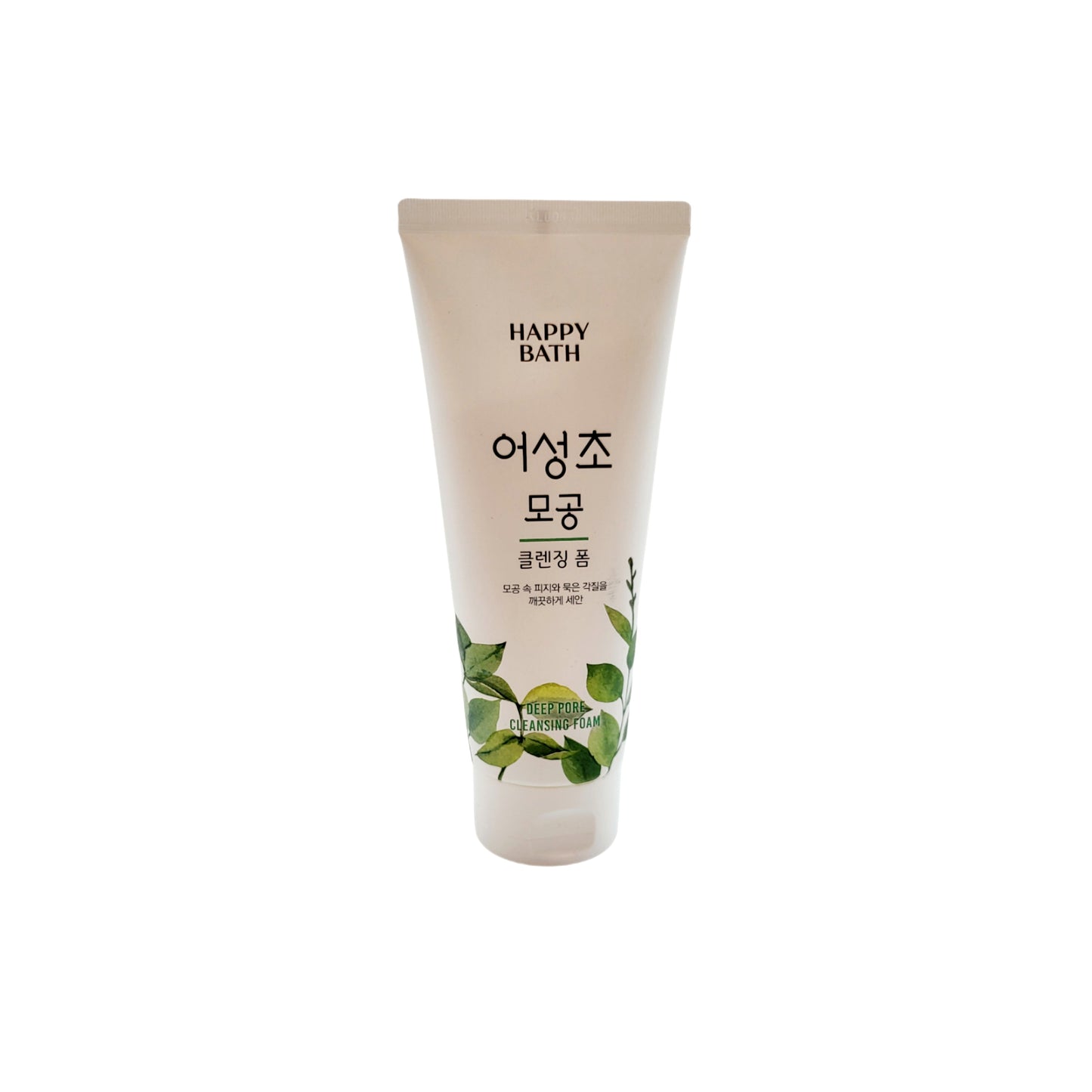 Happy Bath Cleansing Foam (Chameleon Plant - Deep Pore & Rice - Soft Moisture) - 200g - Made in Korea