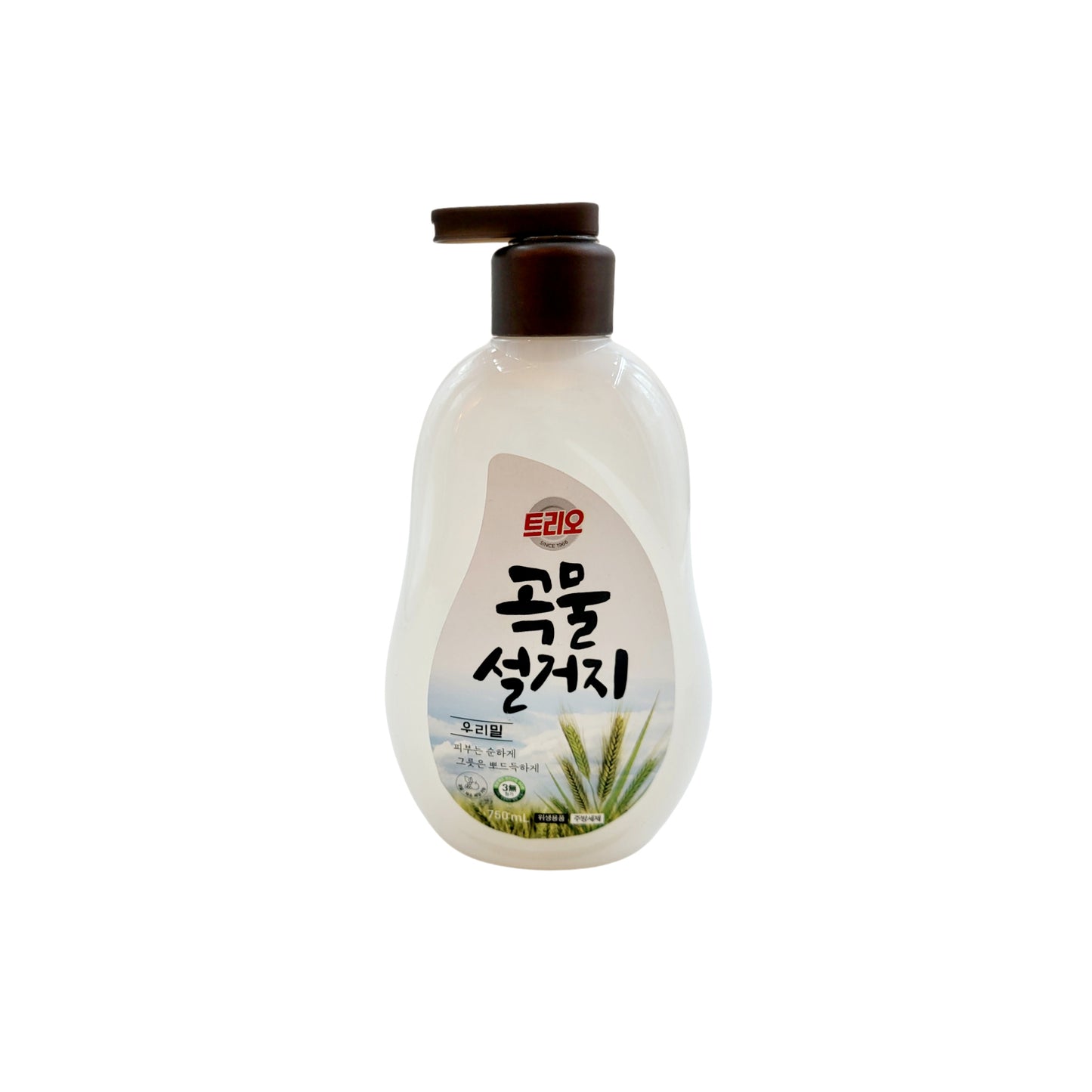 Trio's Natural Wheat Grain Dishwashing Detergent - Made in Korea