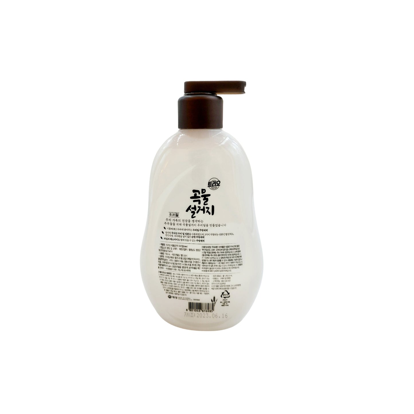 Trio's Natural Wheat Grain Dishwashing Detergent - Made in Korea