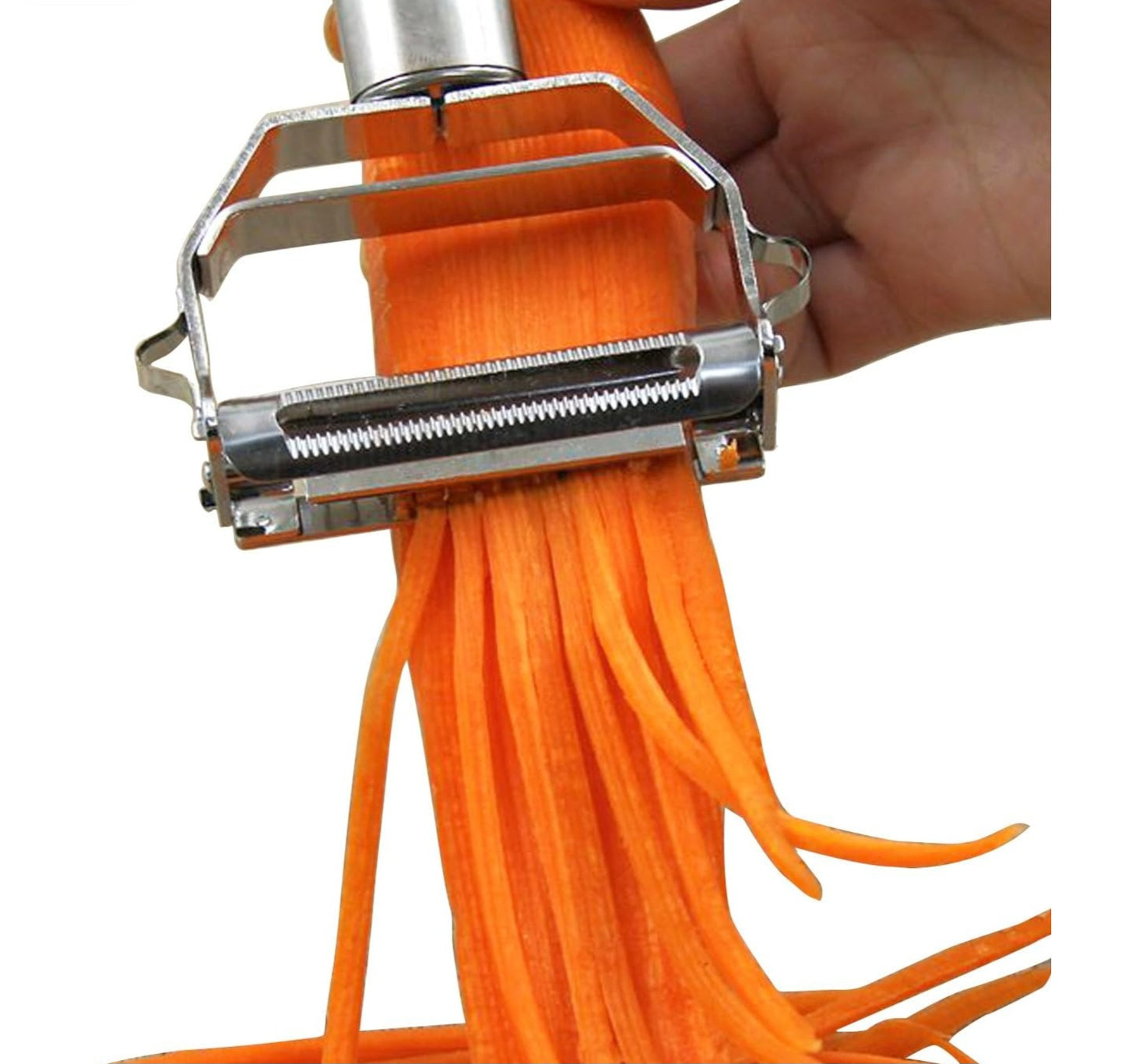 Home Art 2-in-1 Stainless Steel Peeler and Slicer/Shredder