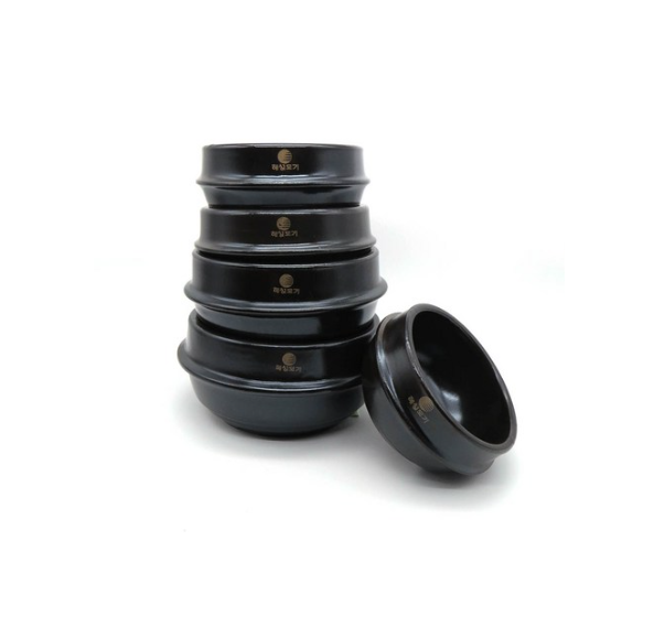 Korean Ttukbaegi Earthenware Soup Bowls – Standard Type - Authentic Clay Pots for Stews/Soups/Noodles/Rice - Made in Korea - 7 Sizes