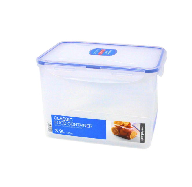 LocknLock Classic Food Container (HPL829 Rectangle - 3.9L / 131oz)