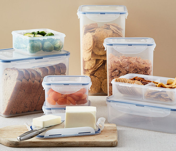 LocknLock Classic Food Container (HPL829 Rectangle - 3.9L / 131oz)