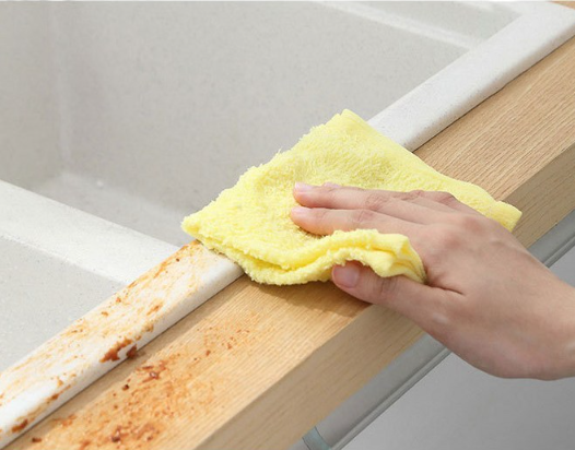 Bamboo Fiber Multipurpose Kitchen Cloths/Towels - All Natural - Anti-Stain/Anti-Bacteria/Anti-Odor Properties (4 colors)