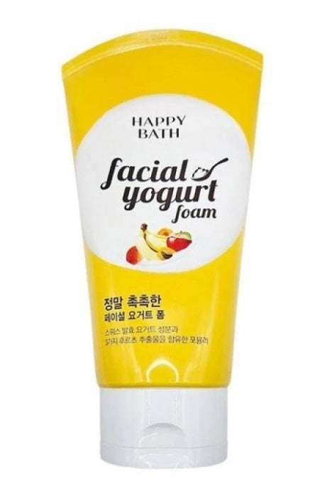 Happy Bath Facial Yogurt Foam (Facial Foam Cleanser - 250g - Made in Korea)