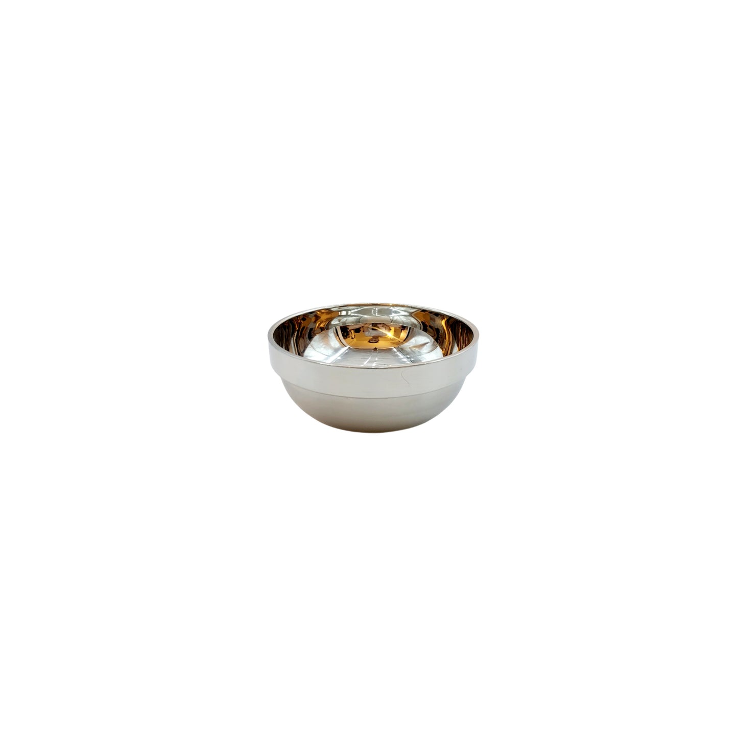 Vacuum Insulated Double Wall Stainless Steel Rice/Soup/Noodle Bowls (Exterior Wall Body = Brushed Silver) - 5 Sizes