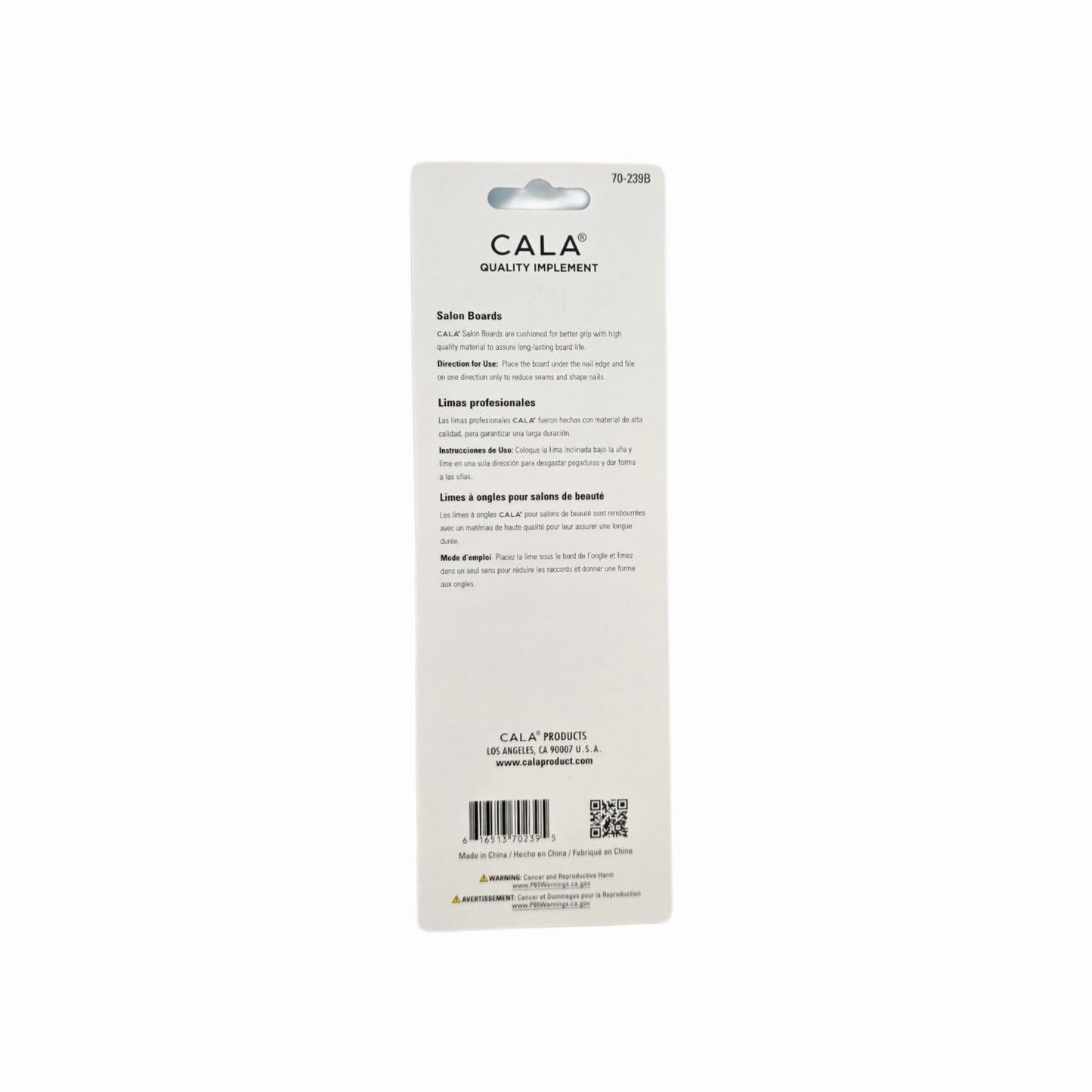 "Cala" Salon Boards (2-pack) For Nail Filing & Shaping