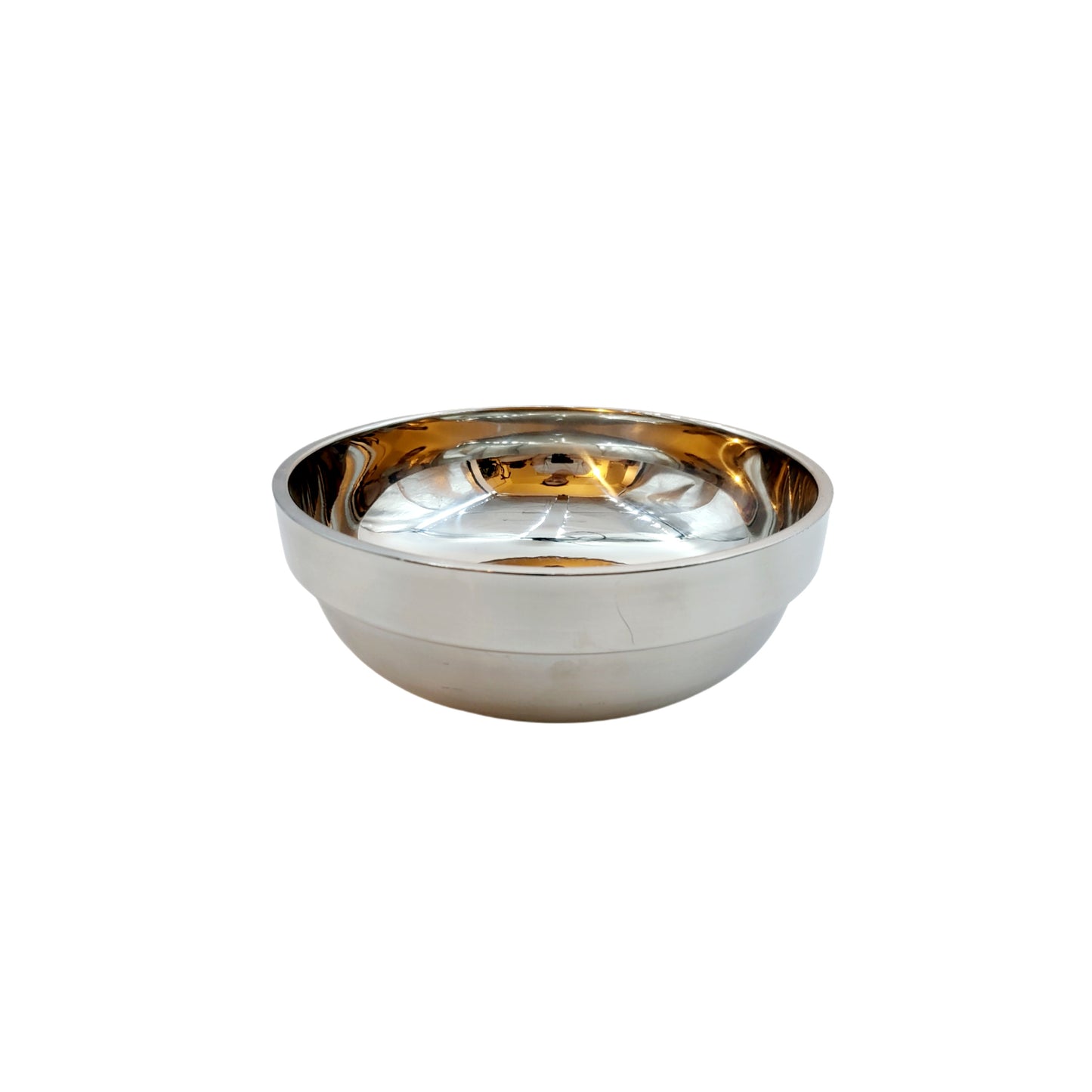 Vacuum Insulated Double Wall Stainless Steel Rice/Soup/Noodle Bowls (Exterior Wall Body = Brushed Silver) - 5 Sizes