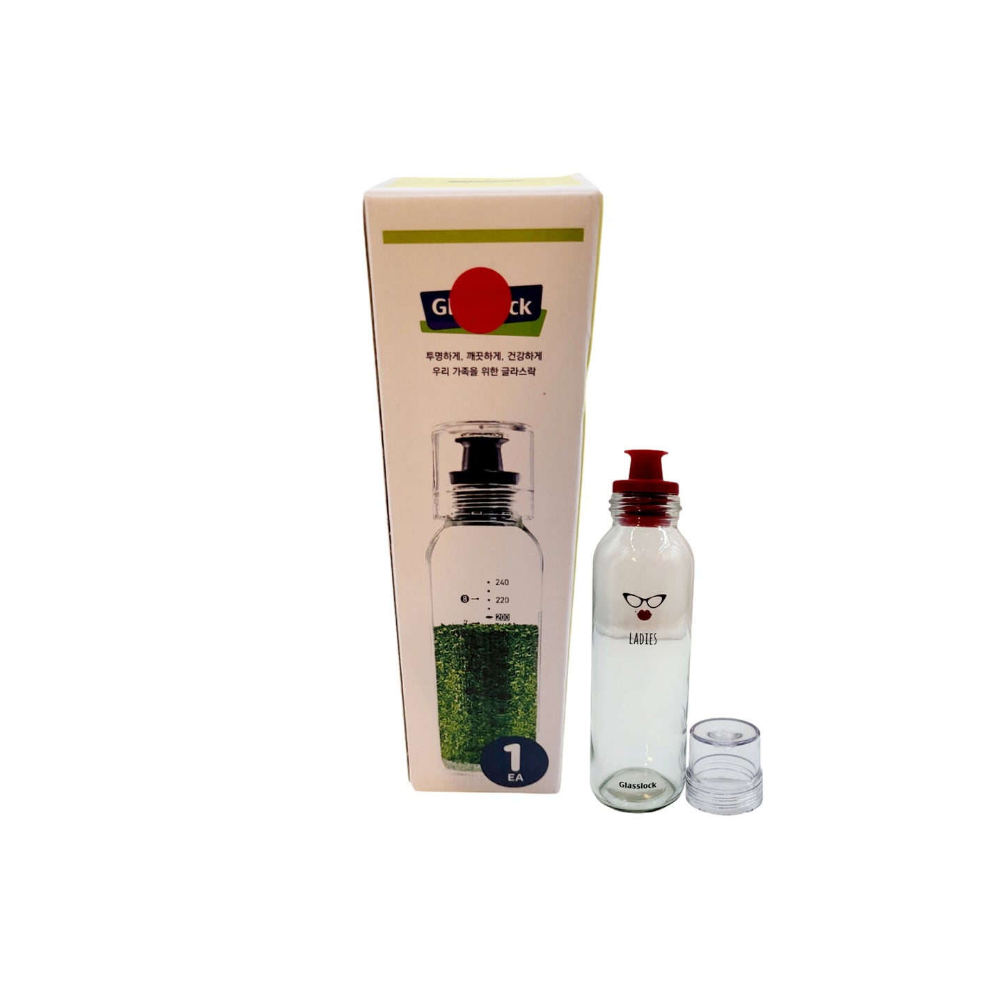 Glasslock Oil/Sauce Bottle - 240ml - Made in Korea