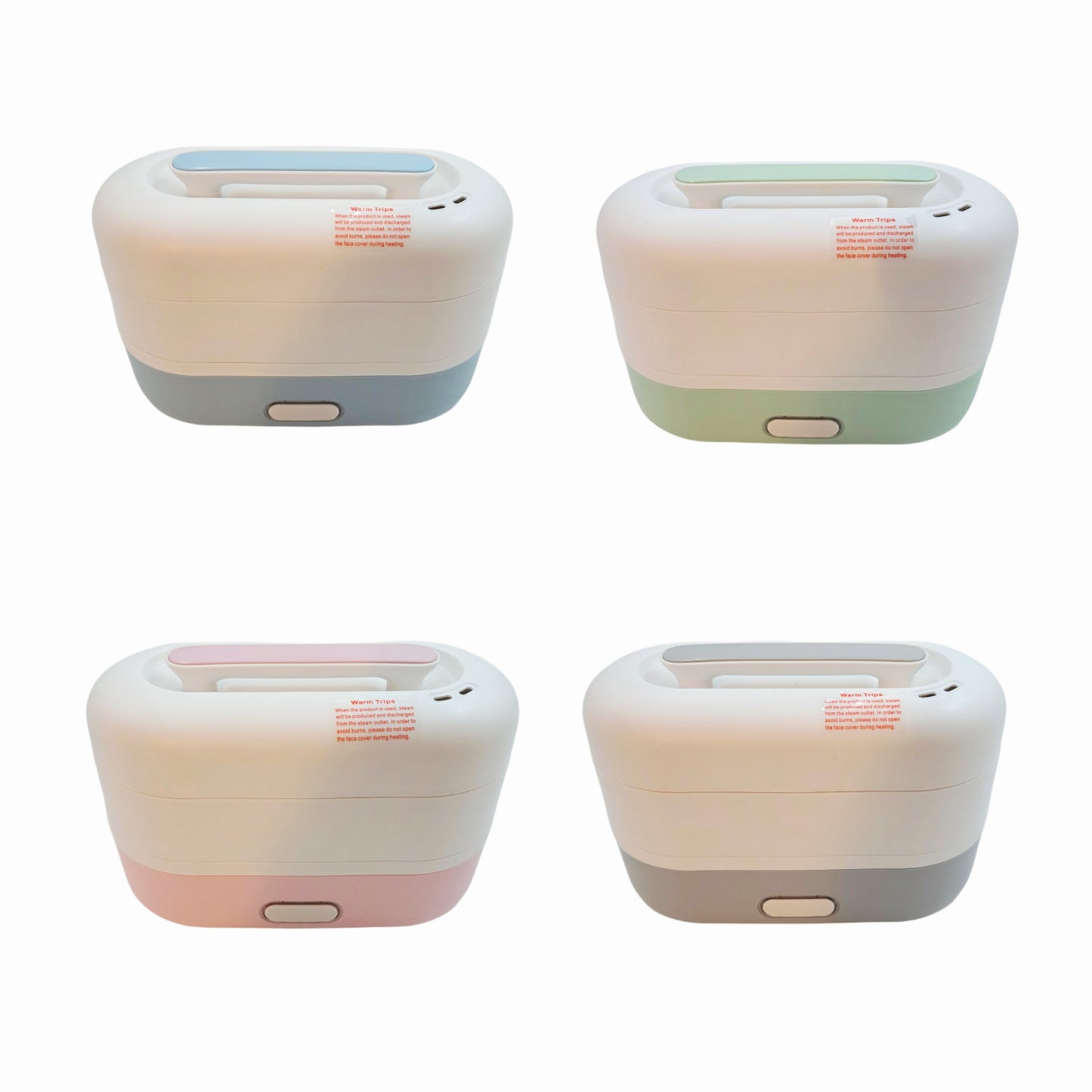 Food Safari Electric Cooking/Warming Lunch Box - 350W - 2-Layer Cooking - Stainless Steel Food Containers - Vacuum Pump Included