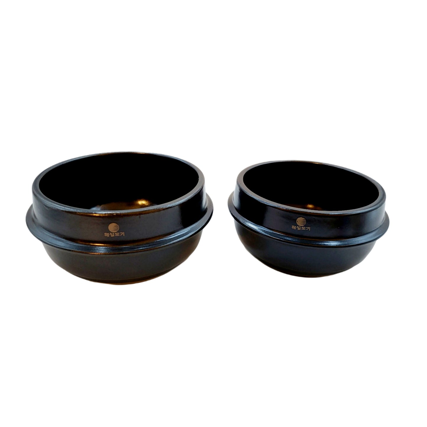 Korean Ttukbaegi Earthenware Soup Bowls – Standard Type - Authentic Clay Pots for Stews/Soups/Noodles/Rice - Made in Korea - 7 Sizes