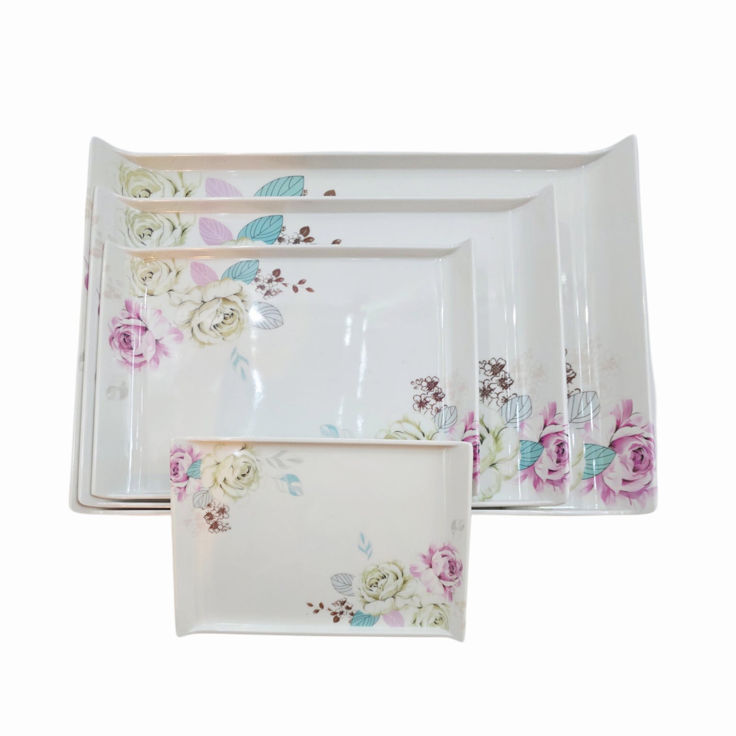 Flower Bouquet Food/Drink Serving Trays - 4 Sizes
