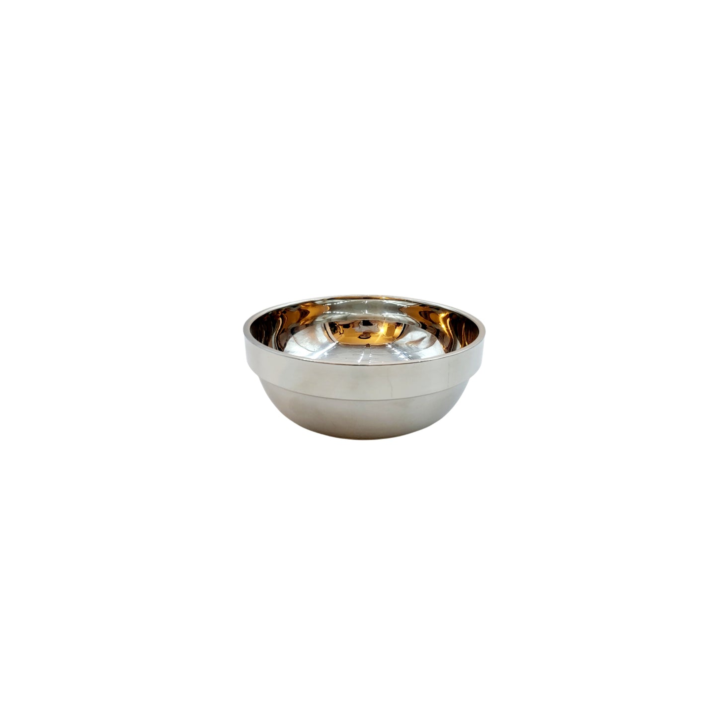Vacuum Insulated Double Wall Stainless Steel Rice/Soup/Noodle Bowls (Exterior Wall Body = Brushed Silver) - 5 Sizes