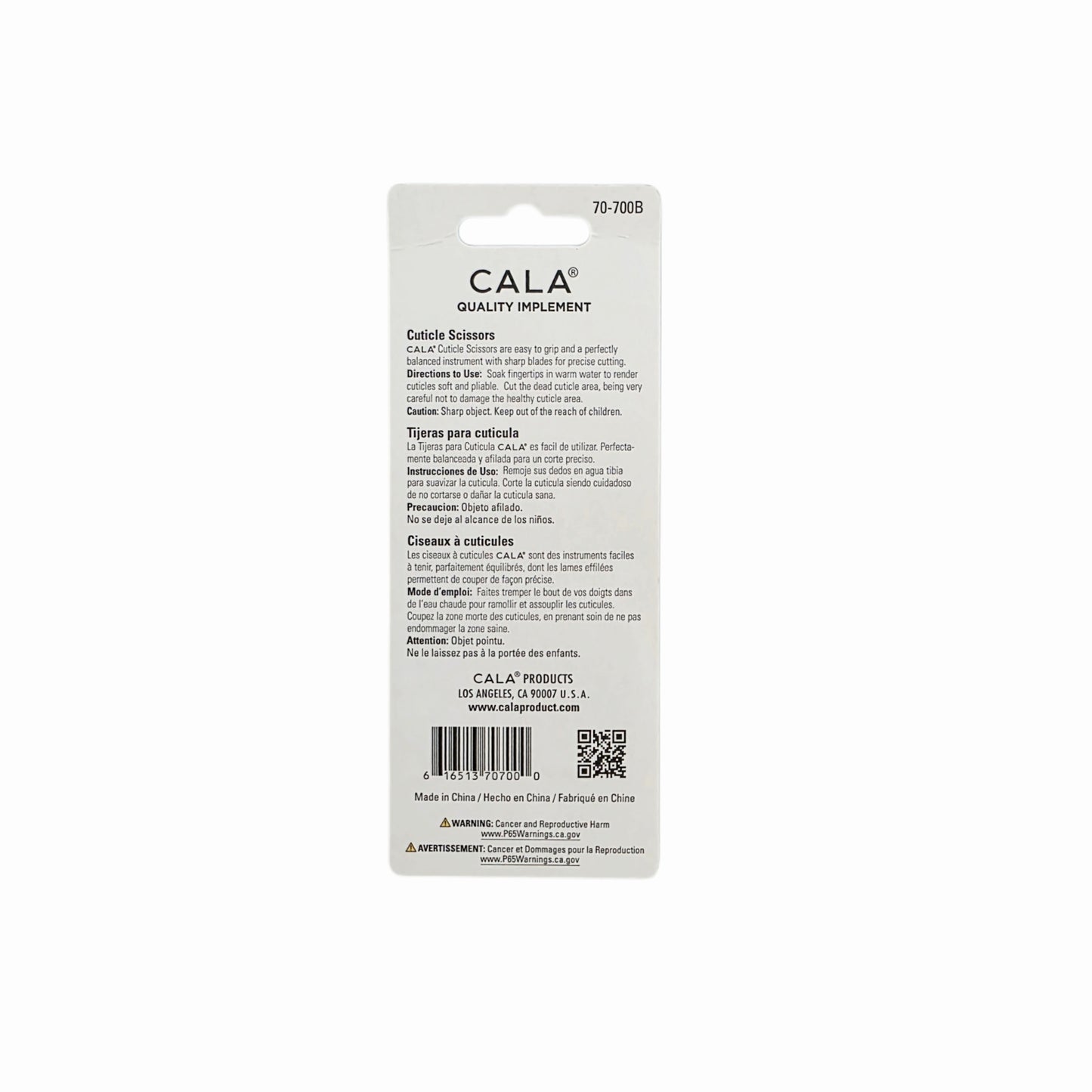 "Cala" Cuticle Scissors