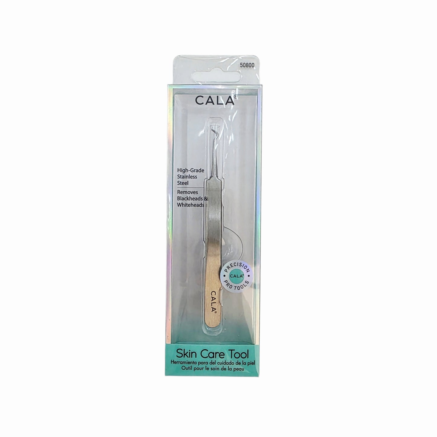 "Cala" Precision Skin Care Tool - Stainless Steel Blackhead/Whitehead/Spot Remover