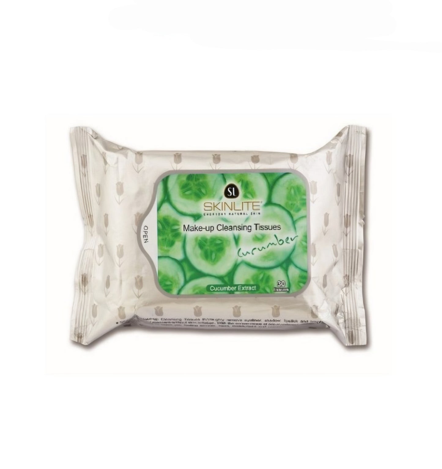 SKINLITE Makeup Removing Facial Cleansing Tissues (30pc Pack) - 4 Types (Aloe, Cucumber, Orange, Rose) - Made in Korea