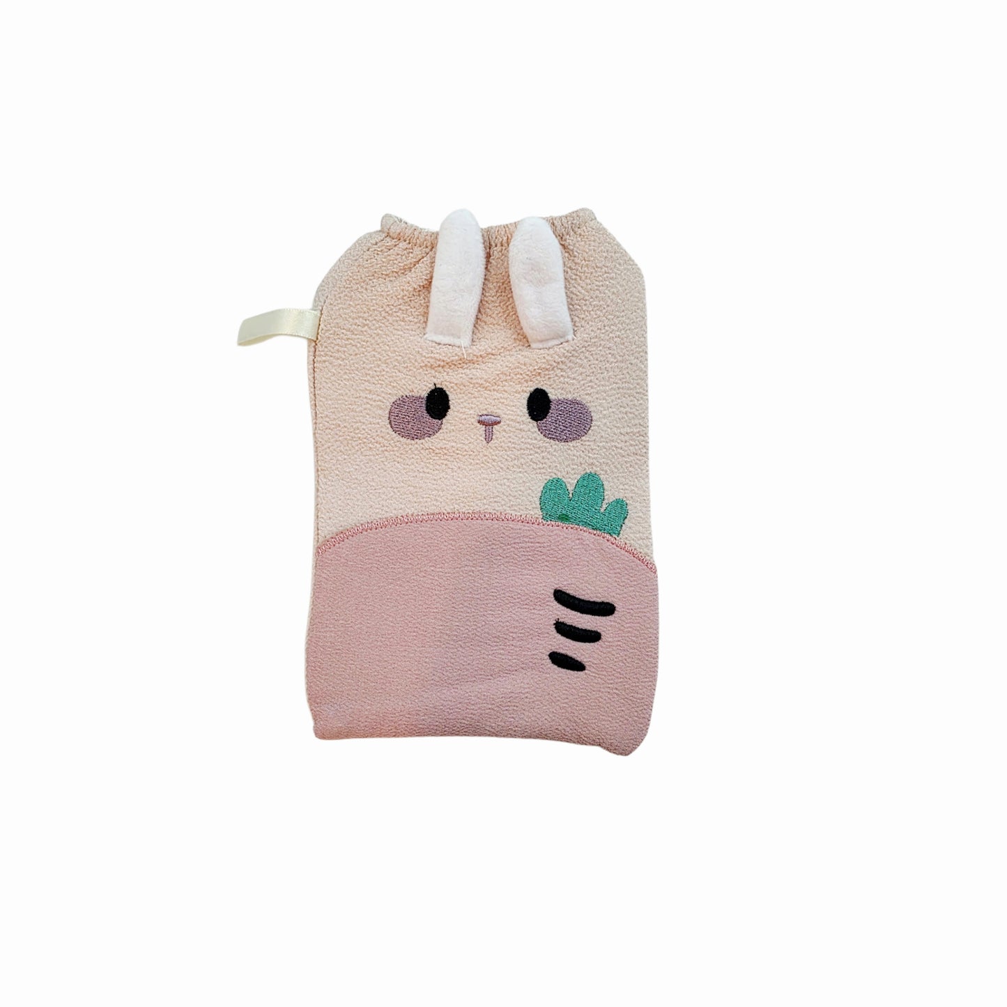 Premium Cute Rabbit Design Exfoliating Glove Wash Cloth/Towel