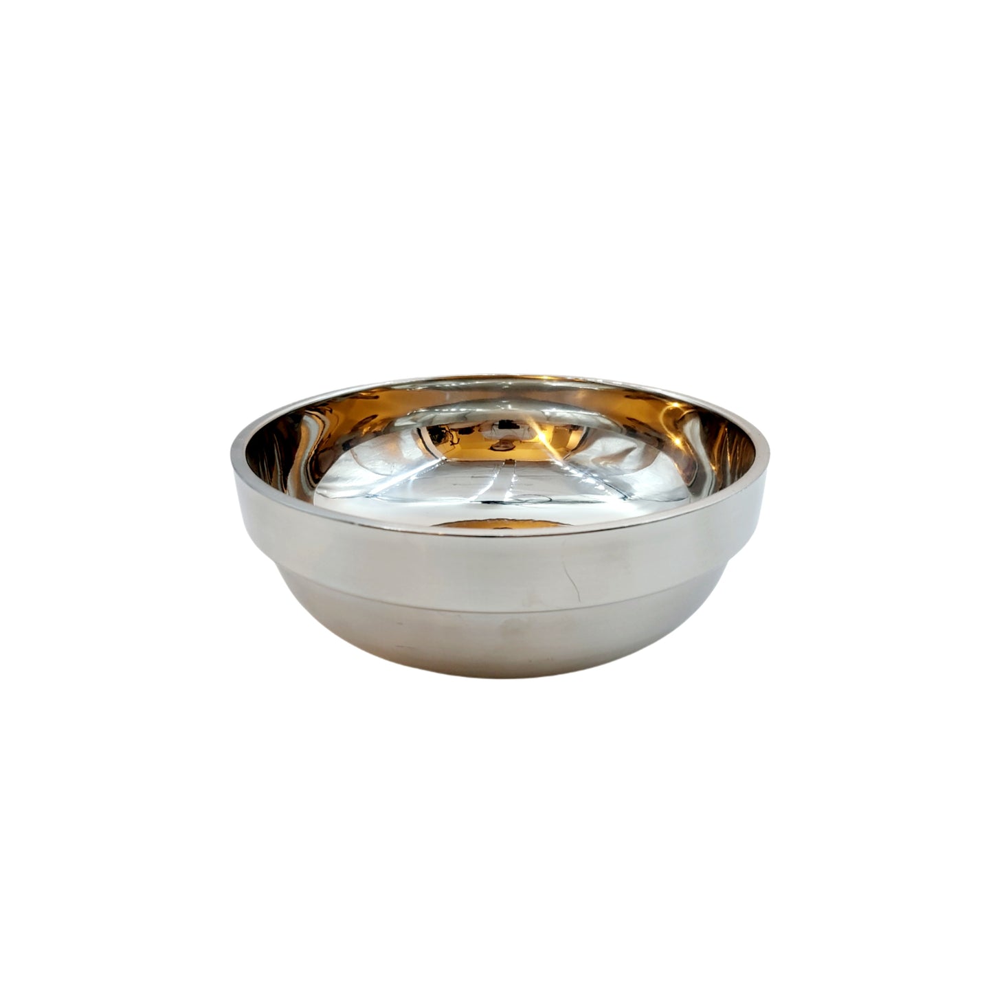Vacuum Insulated Double Wall Stainless Steel Rice/Soup/Noodle Bowls (Exterior Wall Body = Brushed Silver) - 5 Sizes