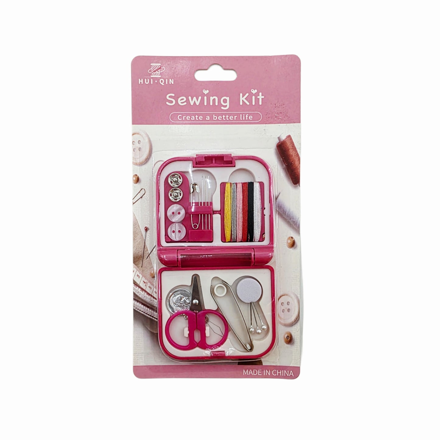 21pc Compact Sewing Kit - Portable Repair Set