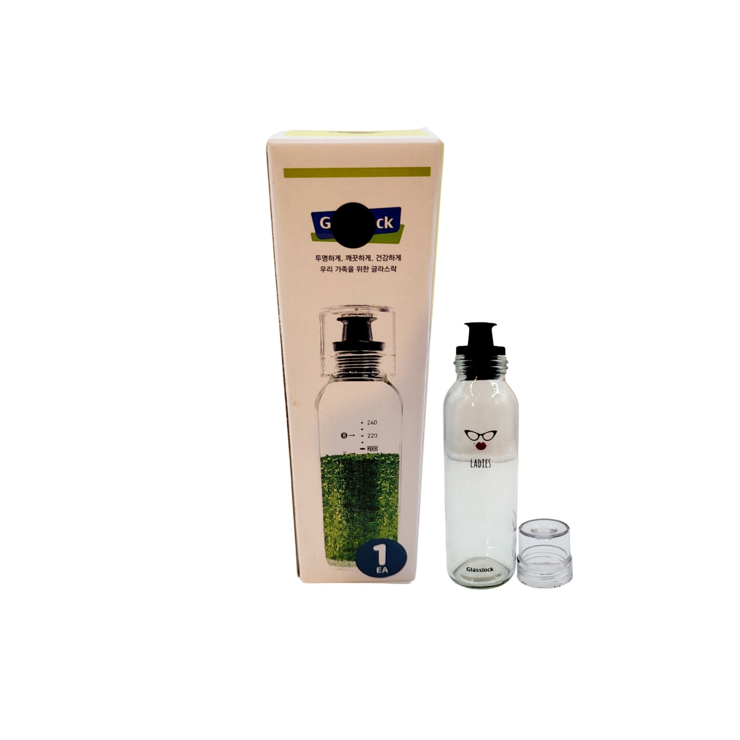 Glasslock Oil/Sauce Bottle - 240ml - Made in Korea