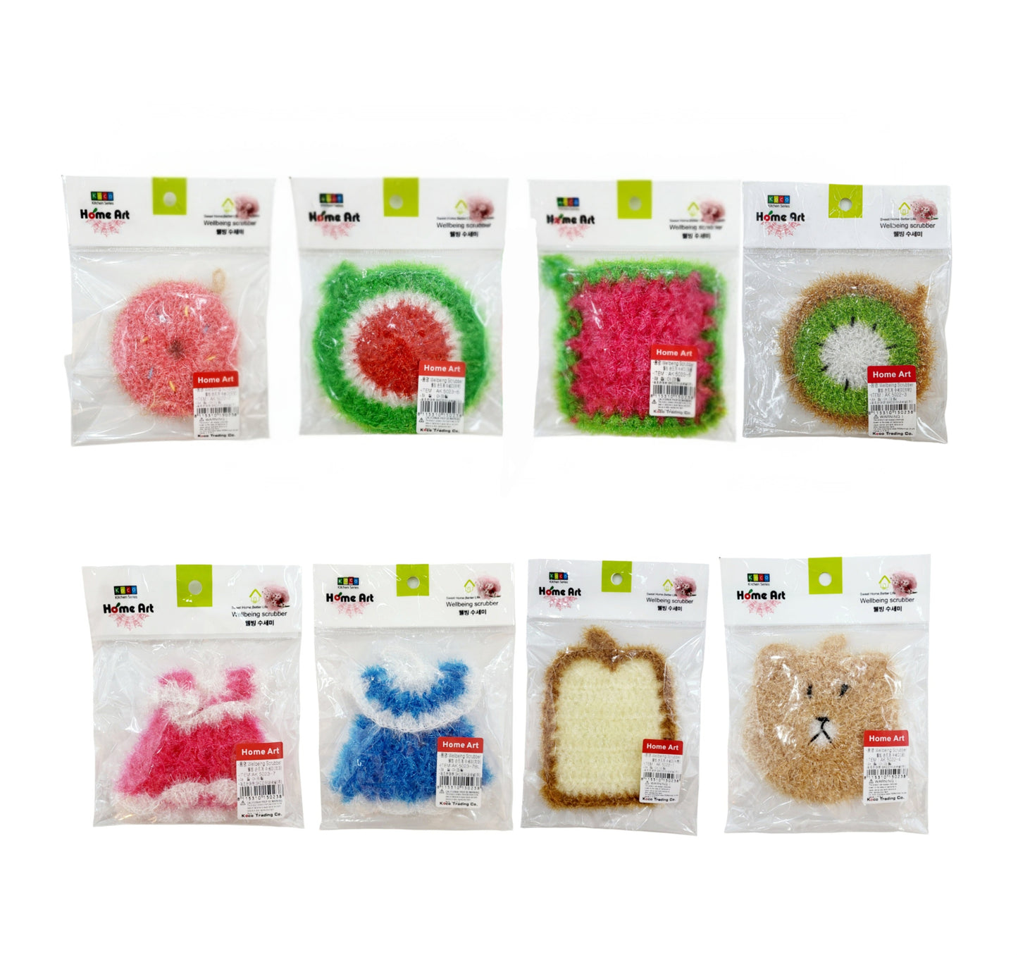 Home Art Acrylic Wellbeing Scrubbers