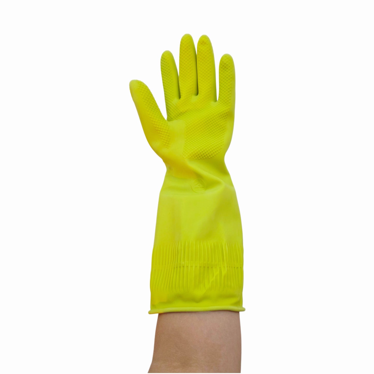 "Pastel" Rubber Latex Dishwashing Gloves by "Clean Wrap" - 3 Sizes (S/M/L) - BPA Free - Made in Vietnam
