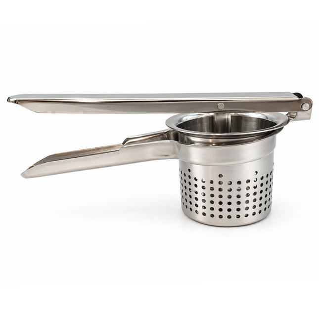 Stainless Steel Potato Ricer & Food Press - 10 in - Made in India