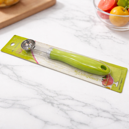 MS Living Korea New Rose Series Melon Baller / Long Spoon - 7.5" (19 cm) - Made in Korea