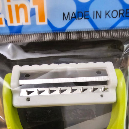 2-in-1 Vegetable Peeler and Julienne Slicer - Made in Korea