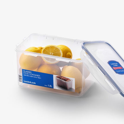 LocknLock Classic Food Container (HPL818 Rectangle - 1.9L / 64oz)