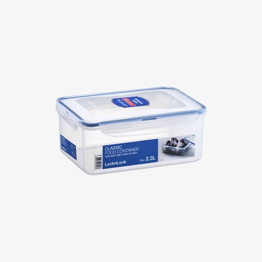 LocknLock Classic Food Container (HPL825 Rectangle - 2.3L / 78oz)
