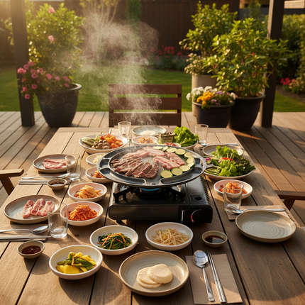Queen Sense Gossamer Super Modum Gui Pan 41cm – Extra Large Korean BBQ Grill Pan – Made in Korea