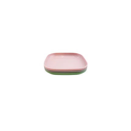 Pastel Party Square Trays ("S") - Set of 3 pcs - Durable plastic - Made in Korea