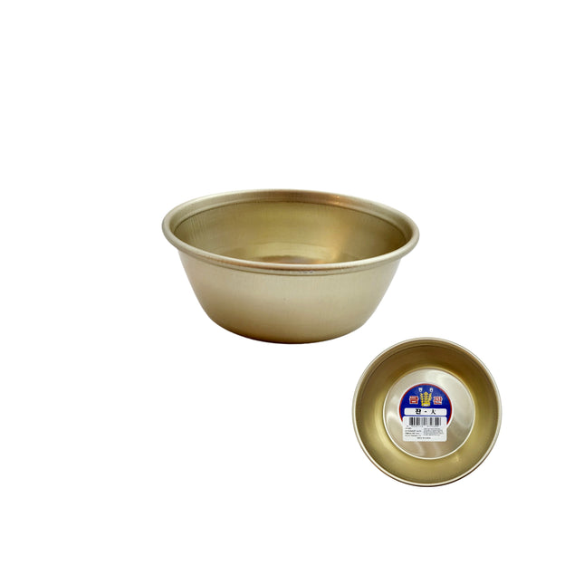 Aluminum Makgeolli Bowl Cup (Large, No Handle) – Made in Korea
