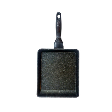 Lovecook 22cm Marble Coated Square Fry Pan - Made in Korea