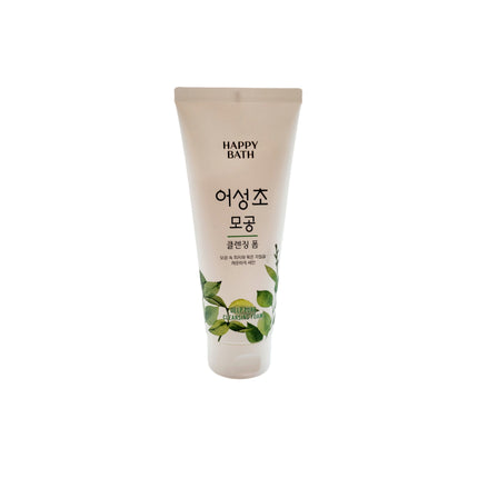 Happy Bath Facial Cleansing Foam (Rice Soft Moisture or Heartleaf Deep Pore) – 200g – Made in Korea