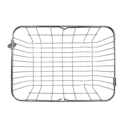 Expandable Stainless Steel Over-the-Sink Dish Drying Rack Basket – Large – 15" to 21.5"