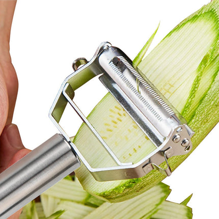 Home Art 2-in-1 Stainless Steel Peeler and Slicer/Shredder