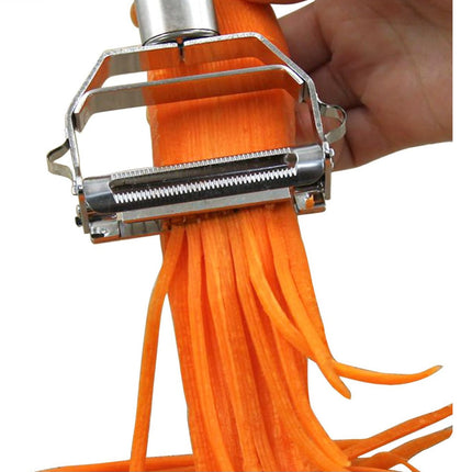 Home Art 2-in-1 Stainless Steel Peeler and Slicer/Shredder
