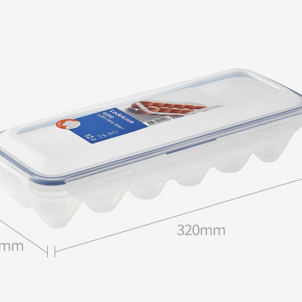 LocknLock (Lock & Lock) Rectangle Egg Container (HPL954 - Holds 12 Large Eggs)