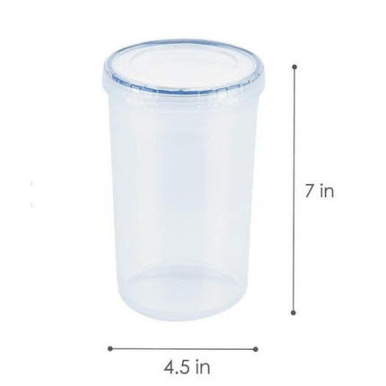 LocknLock Twist Food Container (LLS133 Cylinder - 1.3L / 44oz)